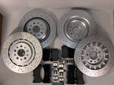 Maserati Ghibli SQ4 Quattroporte AWD Front & Rear Rotors and Brake Pads Set