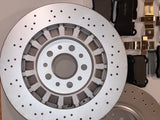 Maserati Ghibli SQ4 Quattroporte AWD Front & Rear Rotors and Brake Pads Set