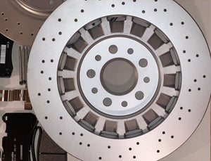 Maserati Ghibli SQ4 Quattroporte AWD Front & Rear Rotors and Brembo Brake Pads Set