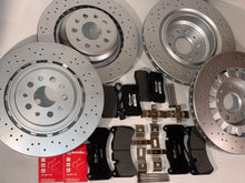 Load image into Gallery viewer, Maserati Ghibli SQ4 Quattroporte AWD Front &amp; Rear Rotors and Brembo Brake Pads Set