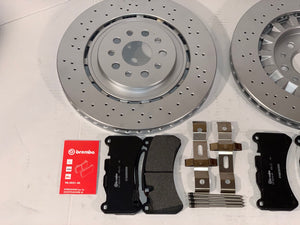 Maserati Ghibli SQ4 Quattroporte AWD Front Rotors & Brembo Brake Pads Set