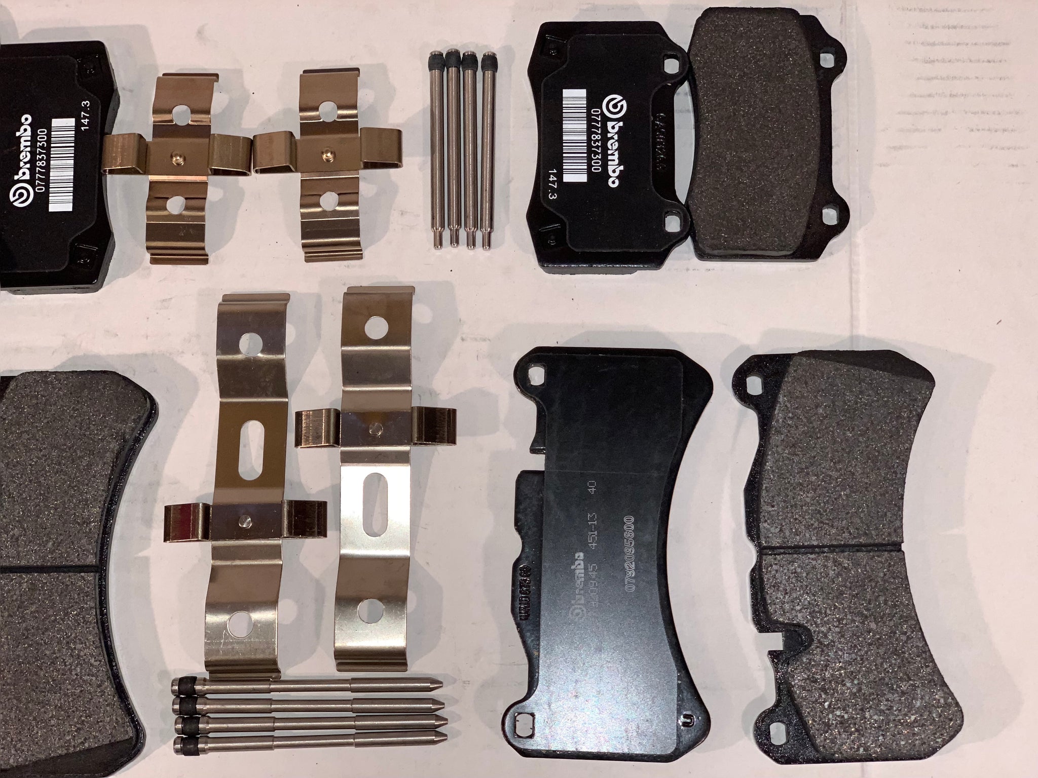 Maserati Ghibli Quattroporte Brembo front and rear brake pads – Euro ...